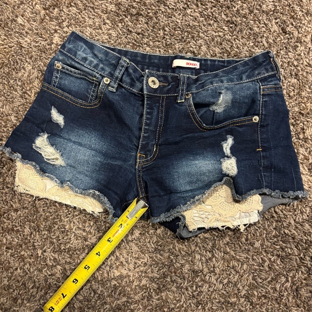 Womens Bongo Jeans Shorts